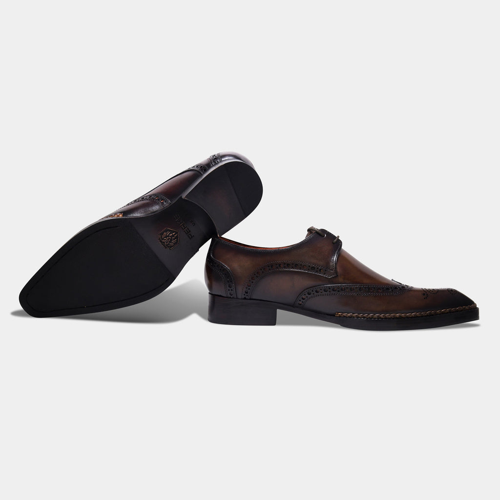 THOMAS SHELBY LACEUP | BROGUE BROWN