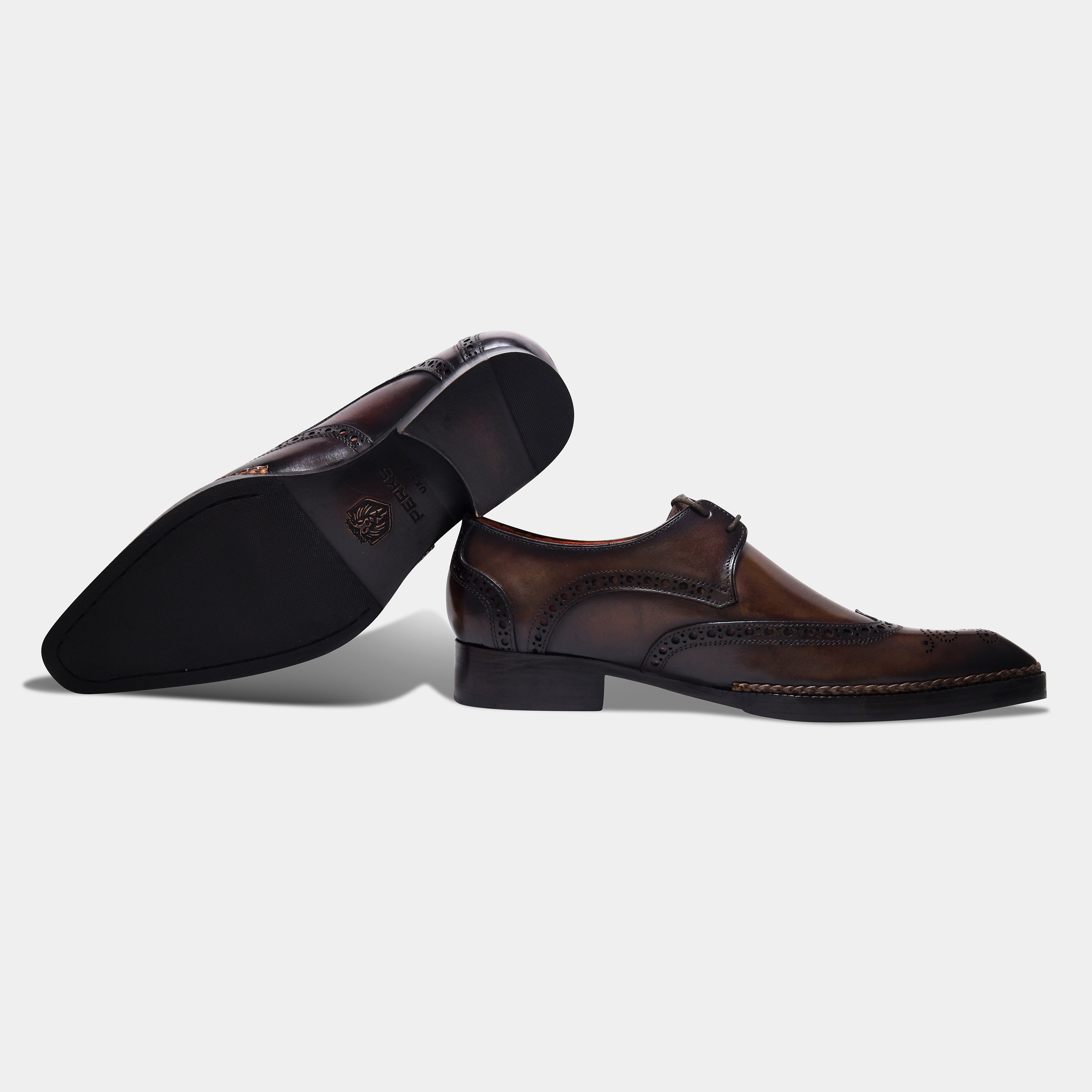 THOMAS SHELBY LACEUP | BROGUE BROWN