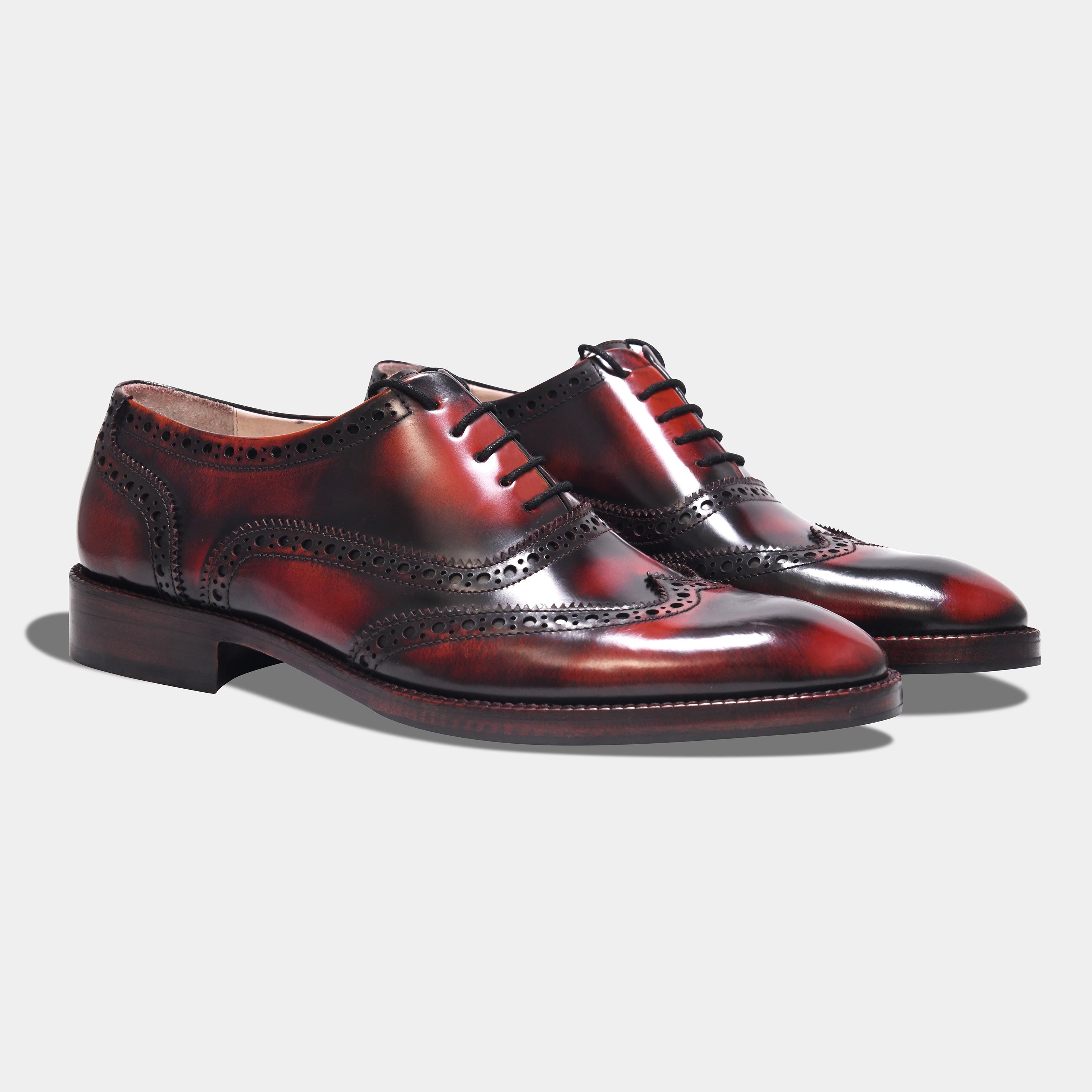 PACHO LACEUP | BROGUE RED
