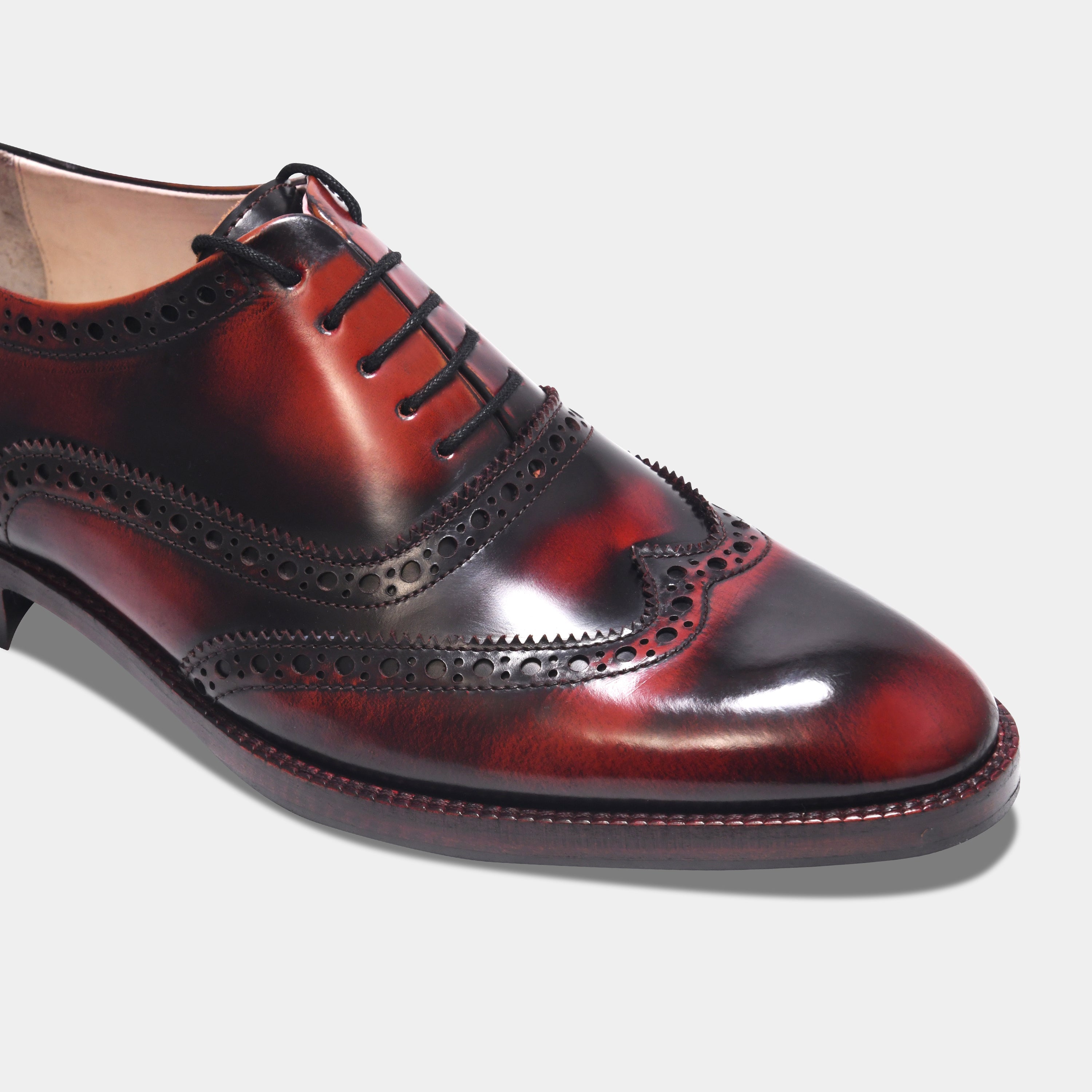 PACHO LACEUP | BROGUE RED