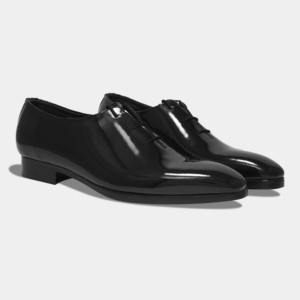 CORLEONE'S LACEUP | PATENT BLACK