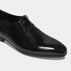 CORLEONE'S LACEUP | PATENT BLACK