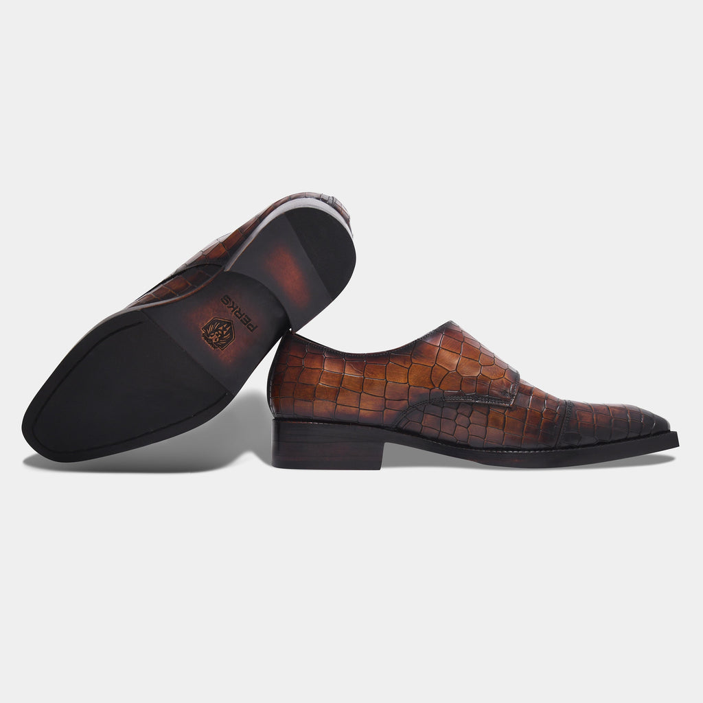 SOLOMONS CROCO MONK | BROWN