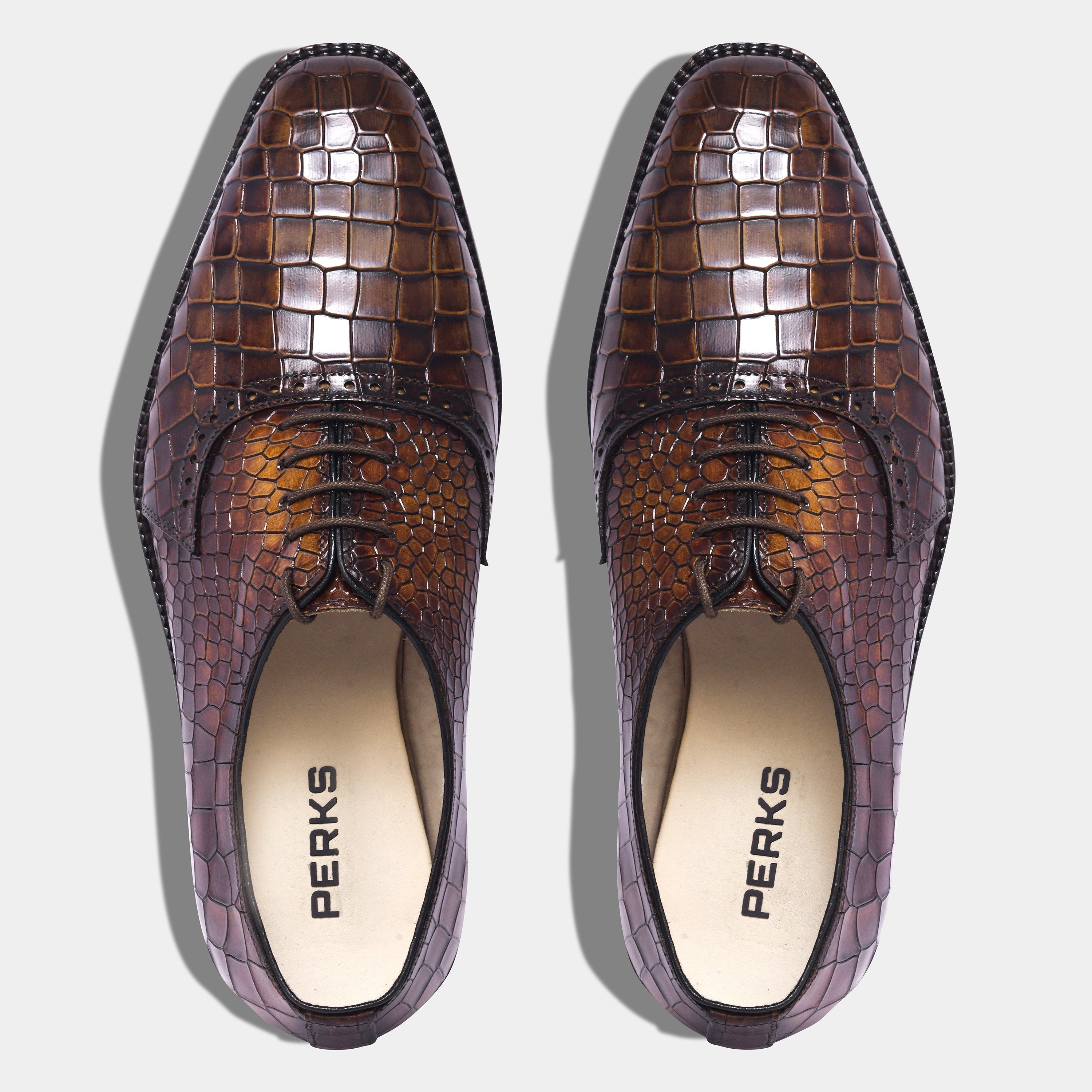 OLD BOY CROCO LACEUP | BROWN