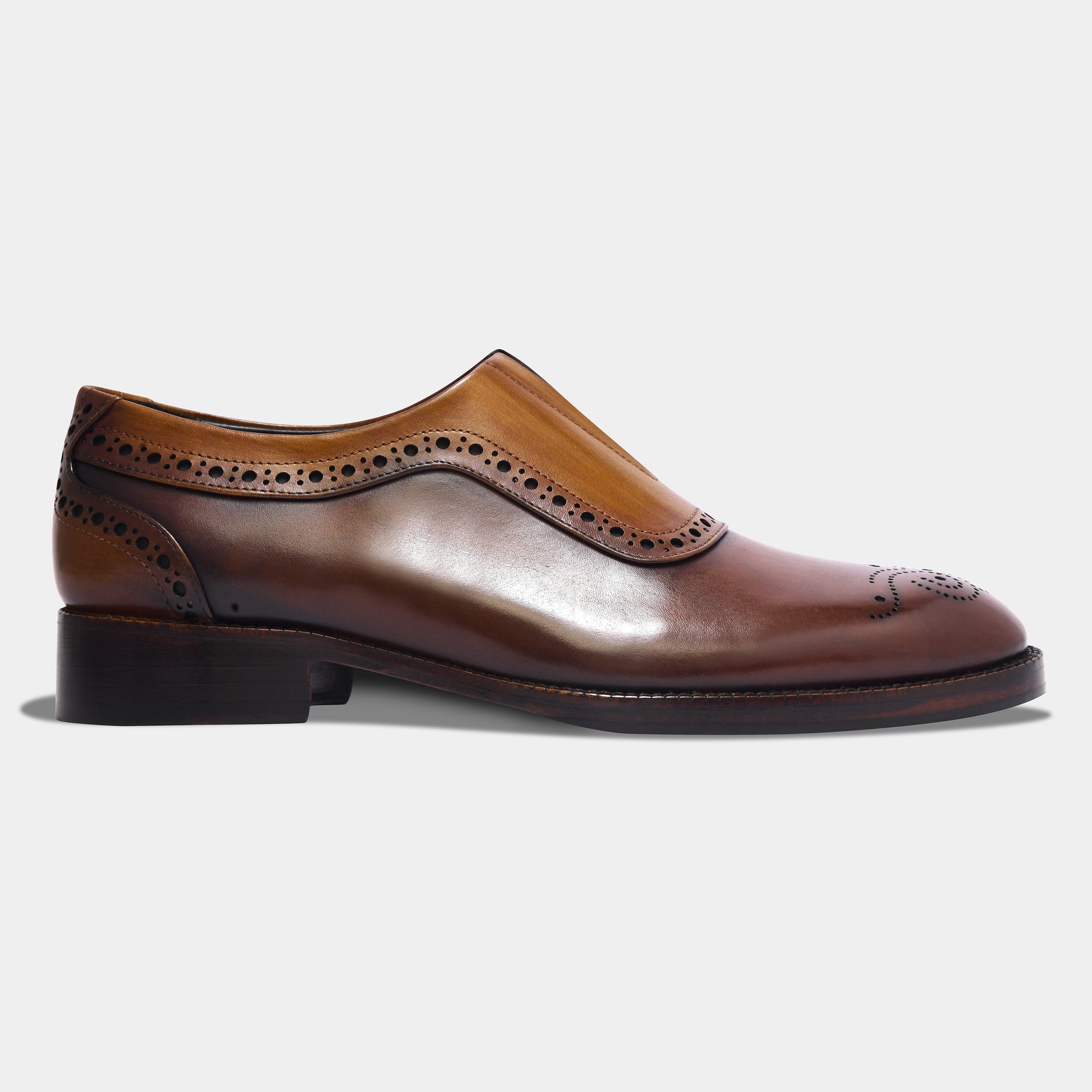 SOLOMONS LOAFER | BROGUE BROWN