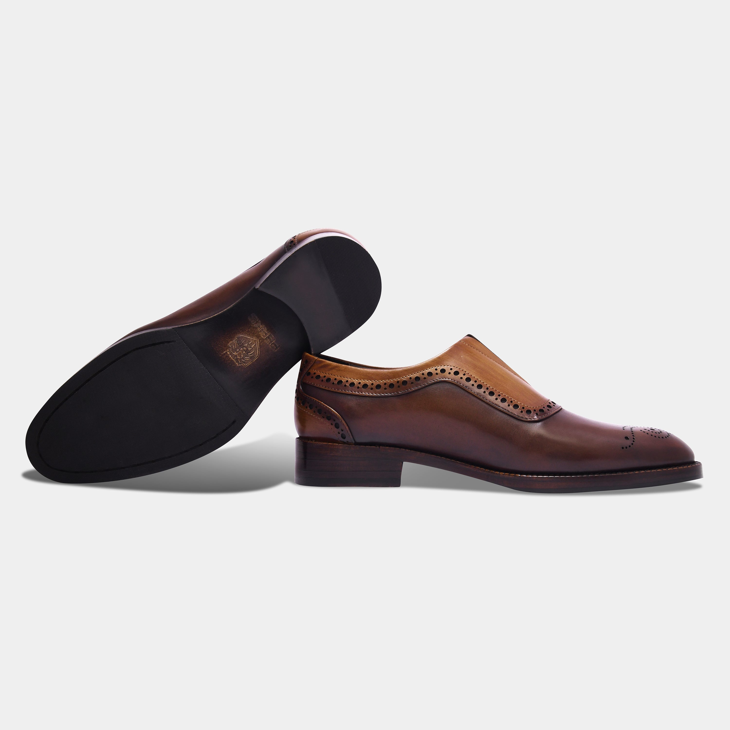 SOLOMONS LOAFER | BROGUE BROWN