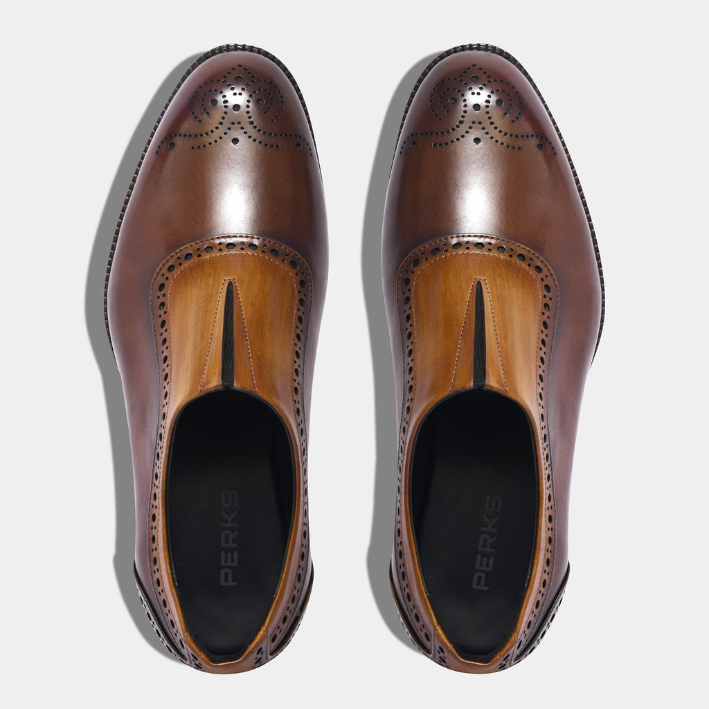 SOLOMONS LOAFER | BROGUE BROWN