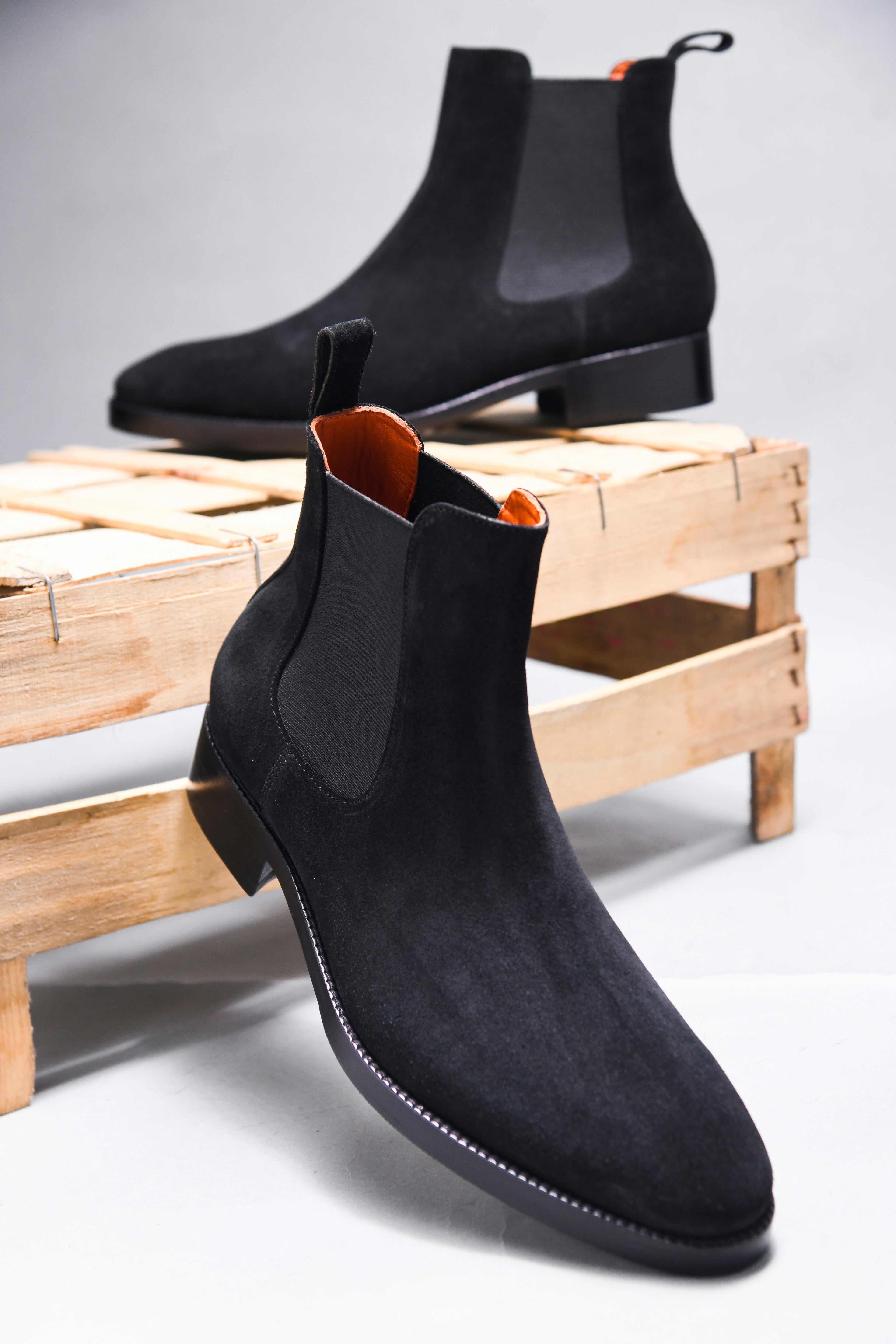 BALBOA SUEDE BOOT | BLACK