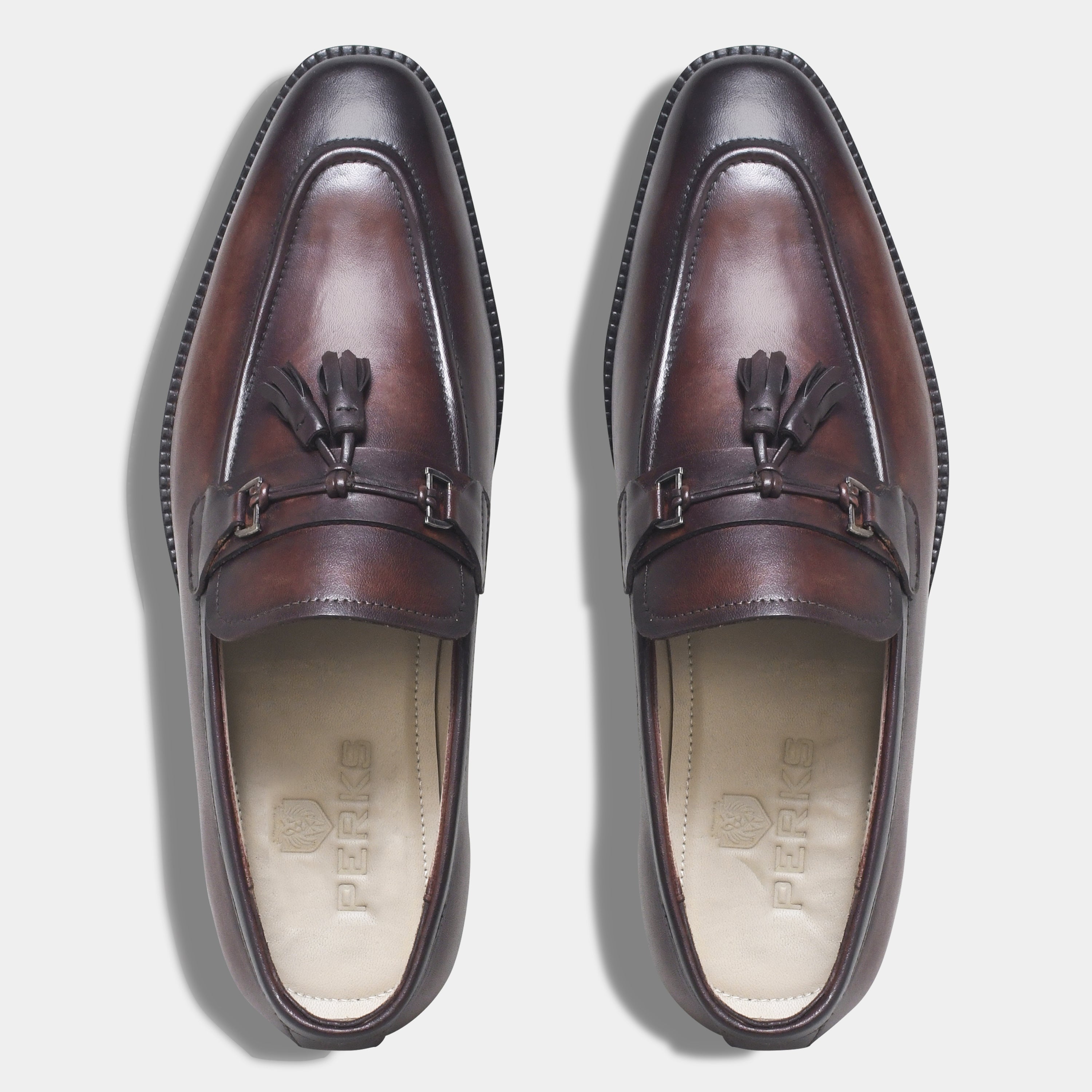 THOMAS SHELBY LOAFER | TASSEL BROWN