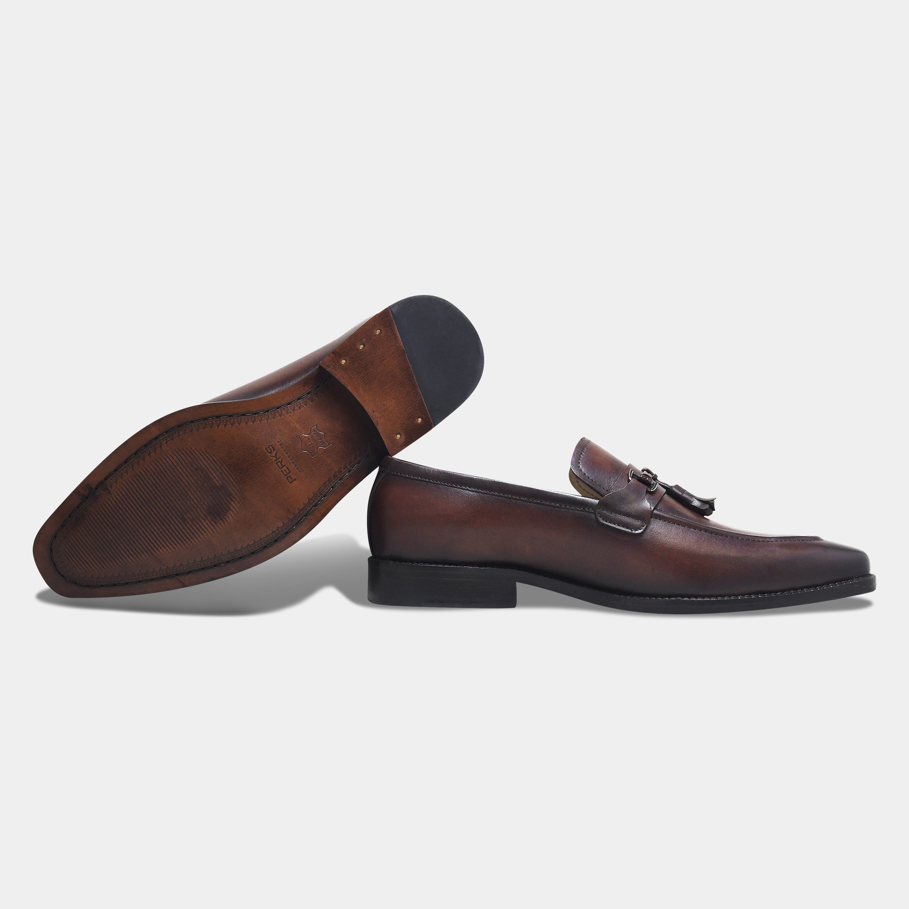 THOMAS SHELBY LOAFER | TASSEL BROWN