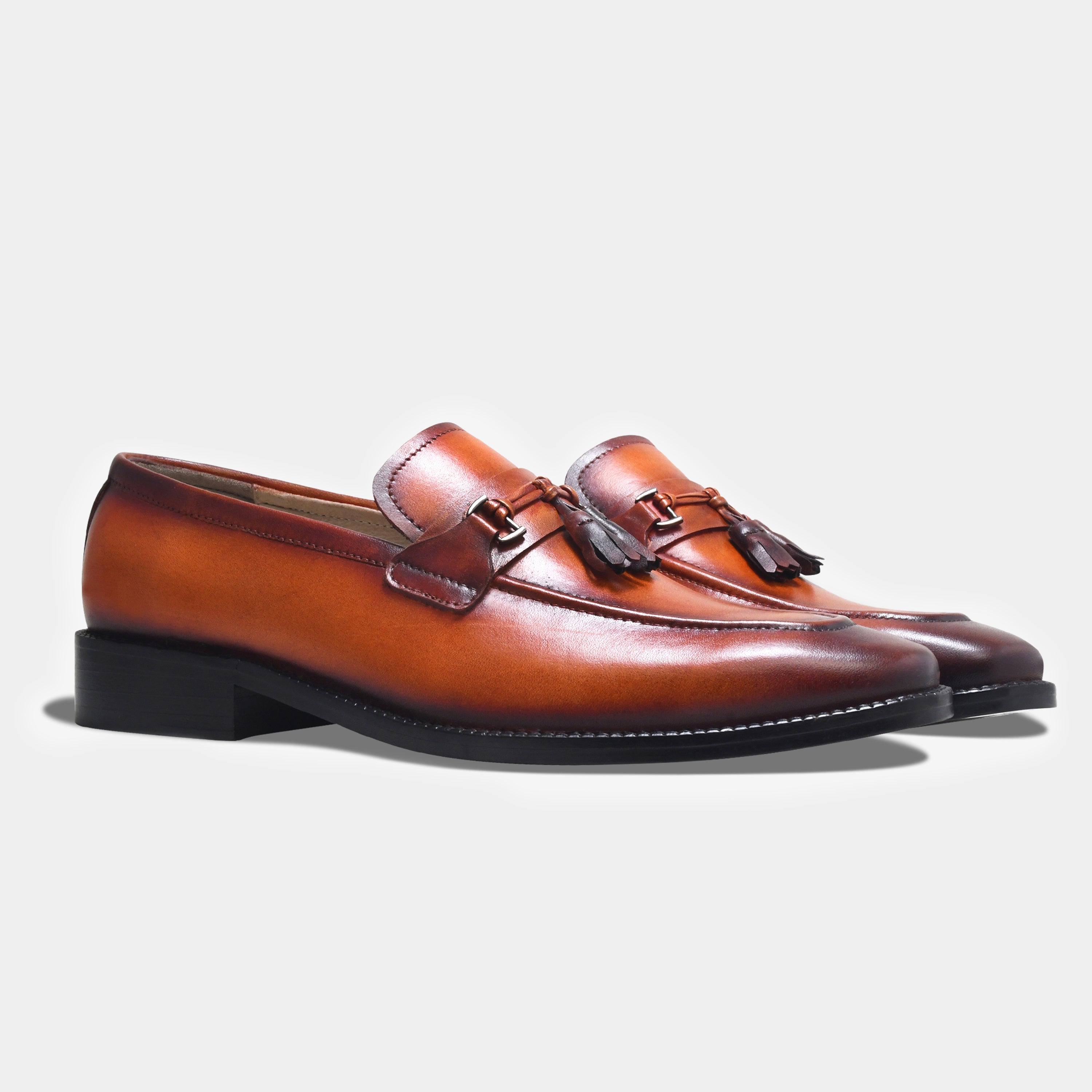 THOMAS SHELBY LOAFER | TASSEL TAN