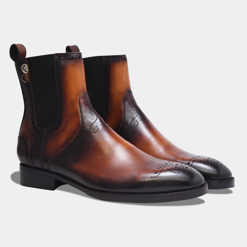 GODFATHER BOOT | BROGUE BROWN