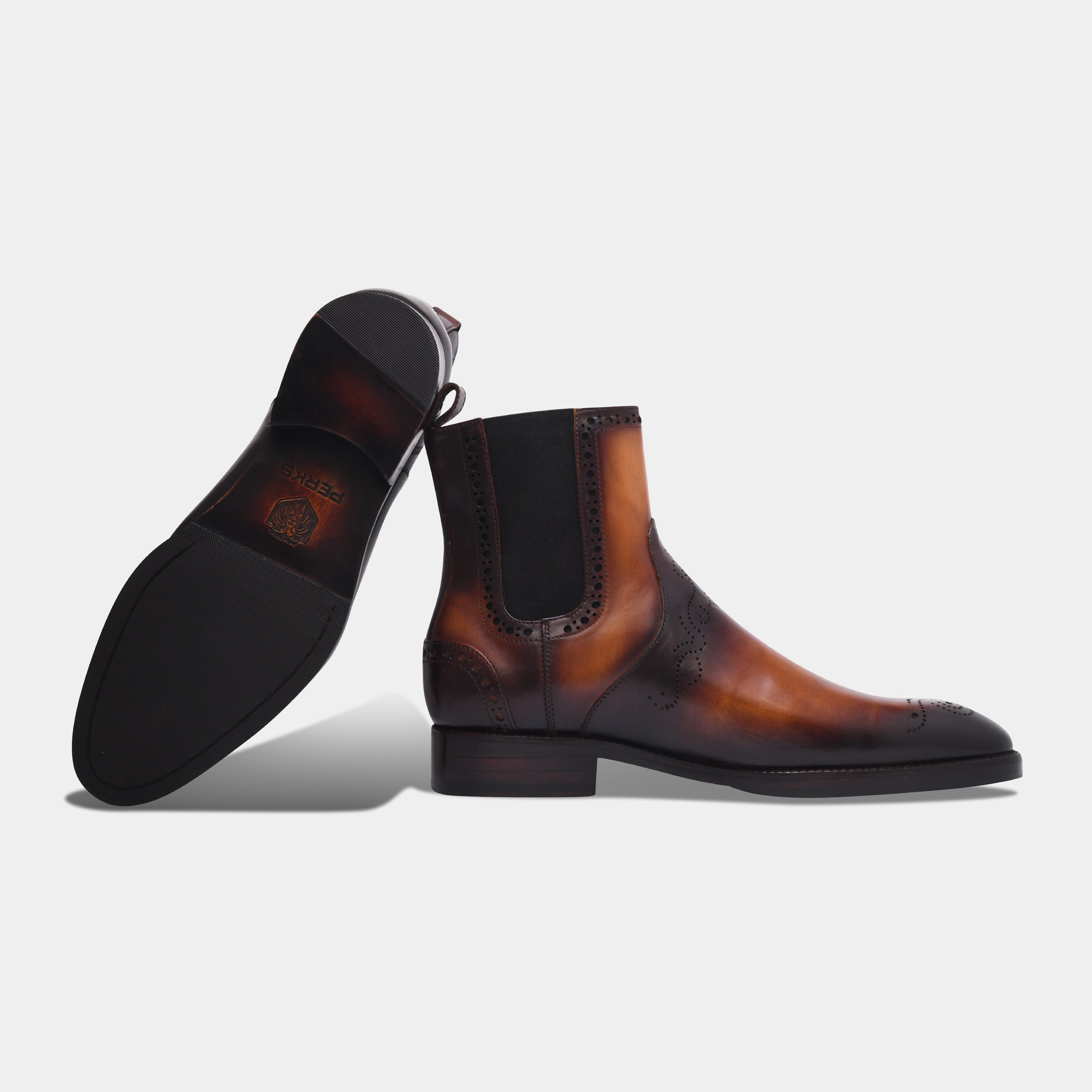 GODFATHER BOOT | BROGUE BROWN