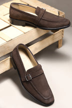 ARTHUR SHELBY SUEDE LOAFER | BROWN