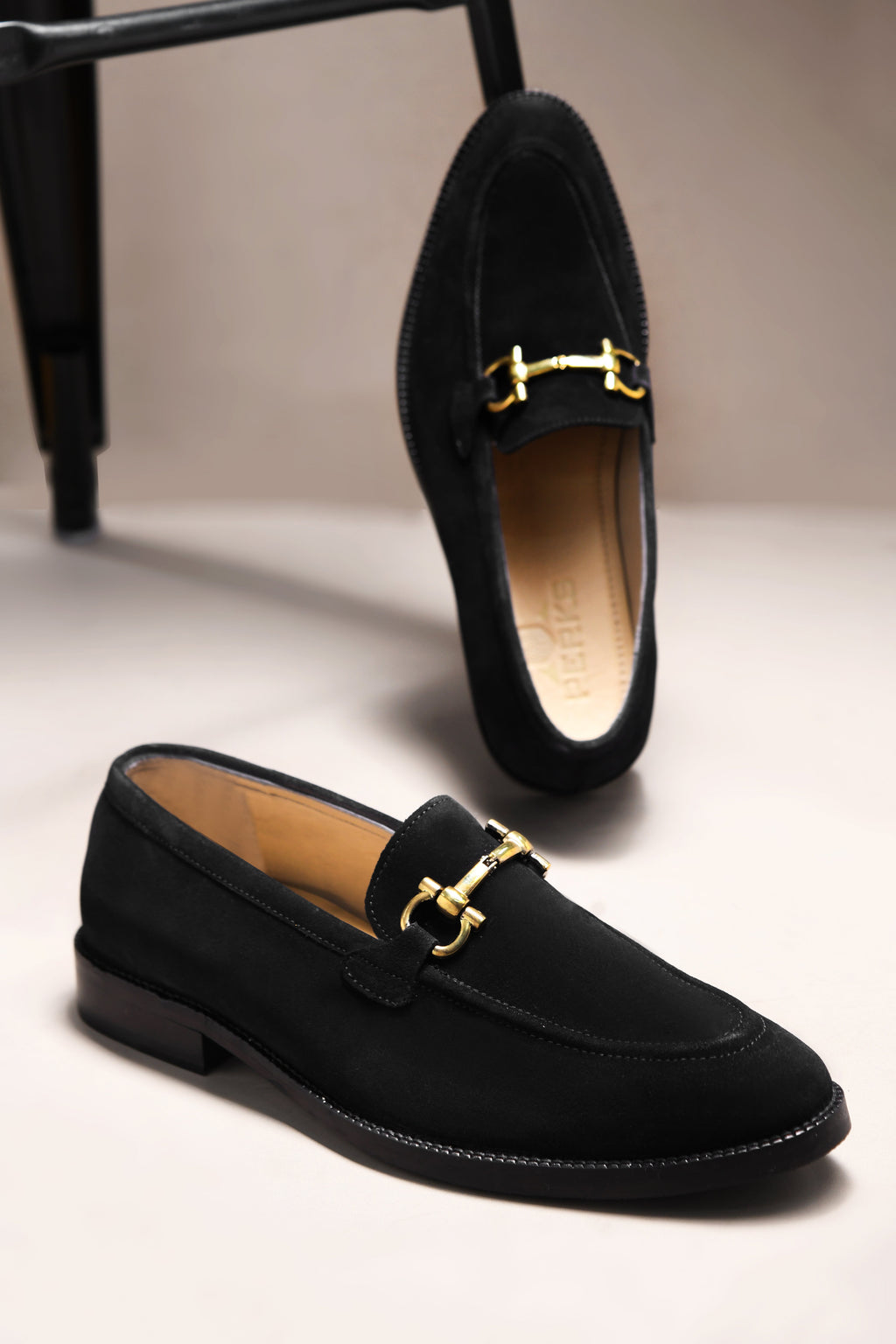 KLAUS SUEDE LOAFER | BLACK