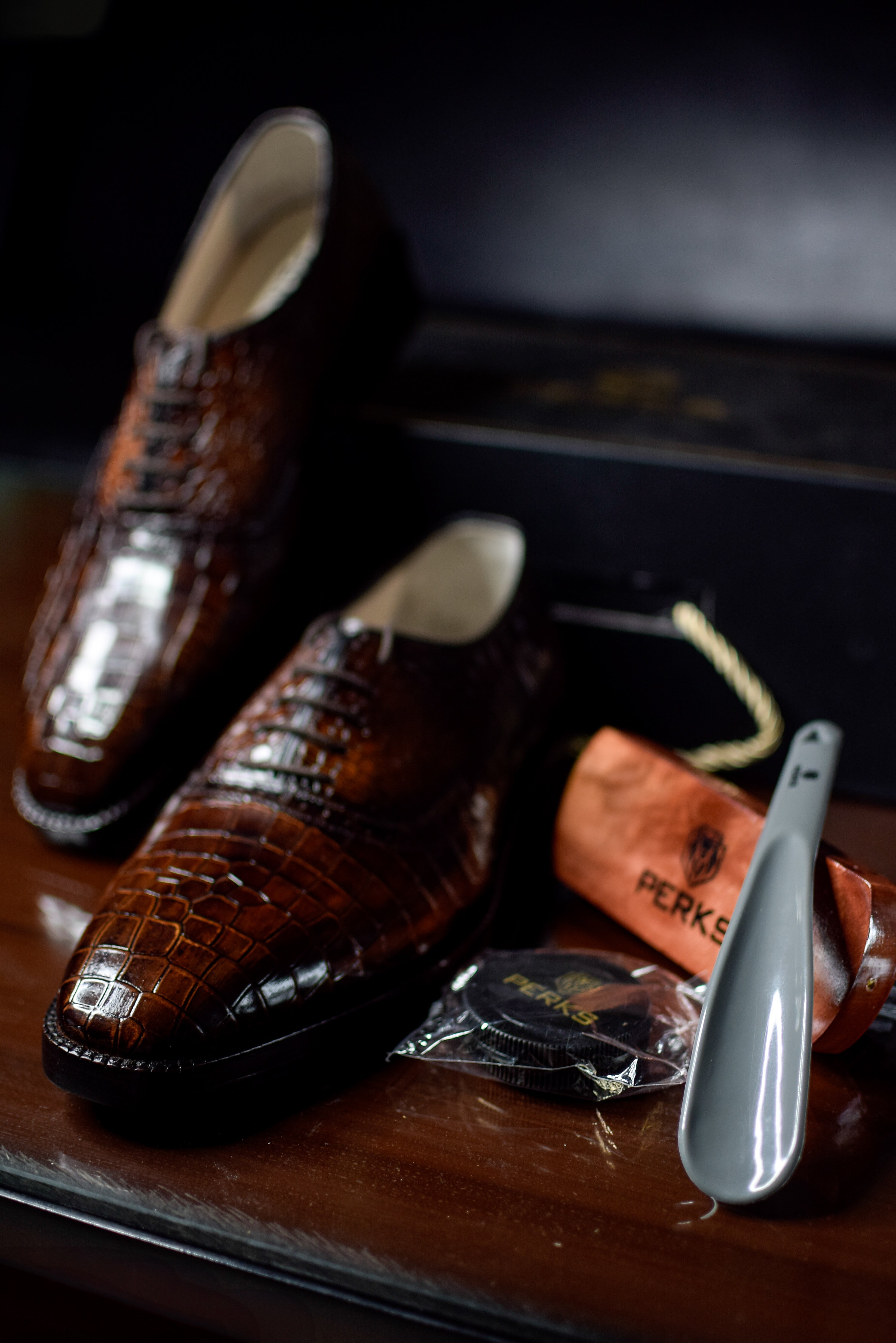 OLD BOY CROCO LACEUP | BROWN