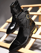 SHERLOCK BOOT | PATENT BLACK