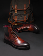 VINCENT BOOT | BROGUE BROWN