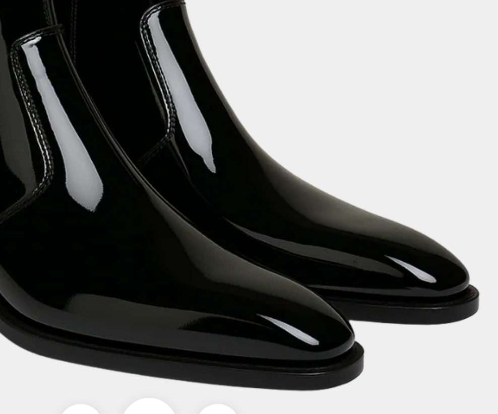 DON MILANO BOOT | PATENT BLACK