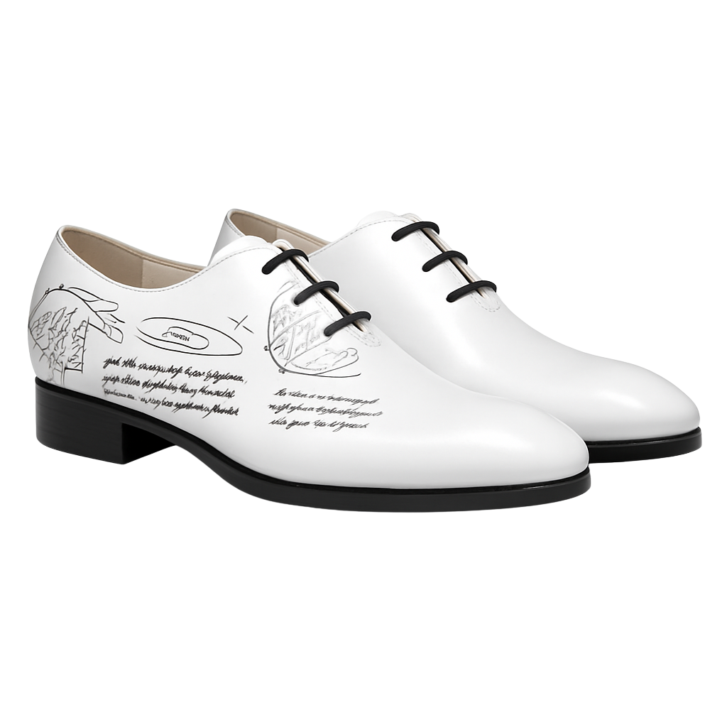 WALTER LACEUP | LASER WHITE