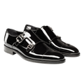 DEVIL MONK STRAP | PATENT BLACK