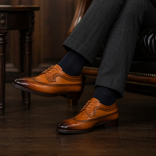 ARTHUR SHELBY LACEUP | BROGUE TAN