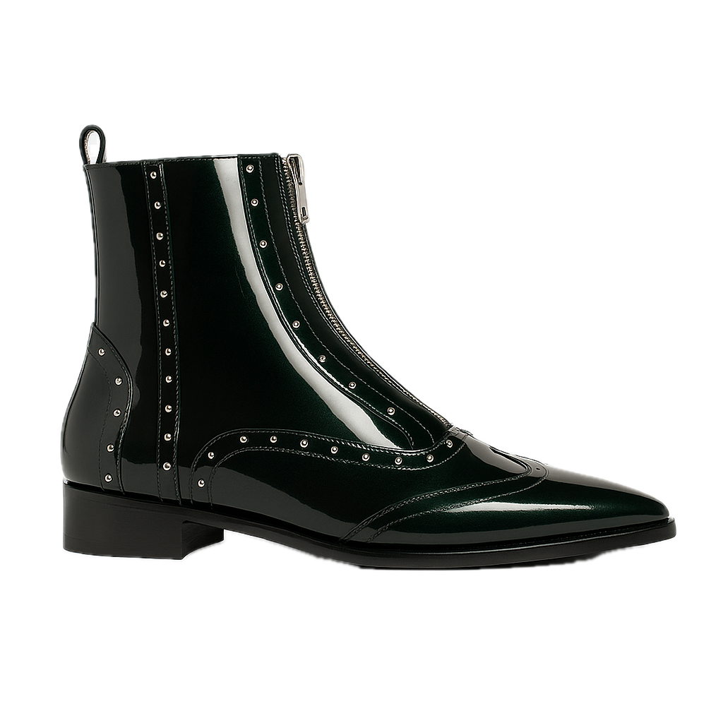 DON MILANO BOOT | BLACK WITH STUDS