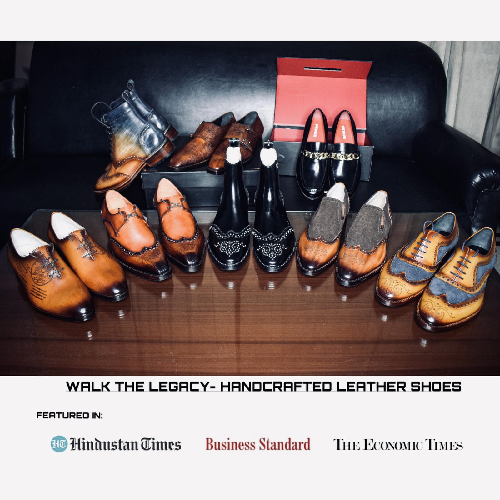 ESCOBAR LACEUP | BROGUE BLUE BROWN